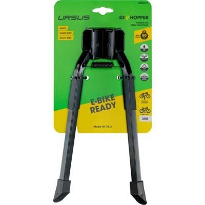 Ursus middenstandaard dubbel hopper 28" 300mm zwart