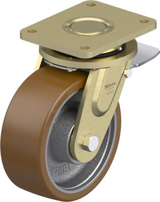 Blickle LS-GB 202K-ST Zwenkwiel met rem Wieldiameter: 200 mm Draagvermogen (max.): 1600 kg 1 stuk(s)