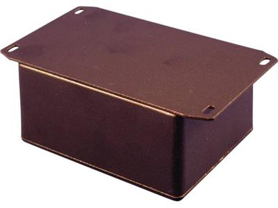 Hammond Electronics 1590BX2FBK Universele behuizing 254 x 70 x 34.5 Aluminium Zwart (RAL 9005) 1 stuk(s)