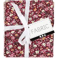 Creativ Company Patchwork stof roze 45x55cm, 4st. - thumbnail