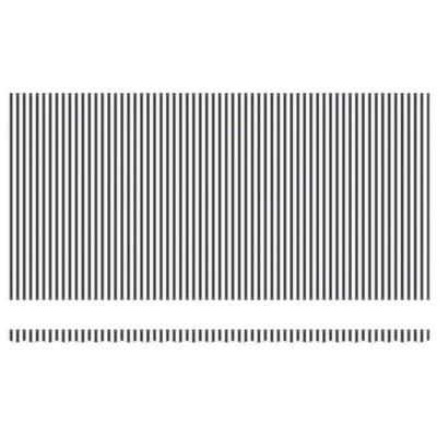 Luifel automatisch uittrekbaar 600x300 cm antracietkleur en wit