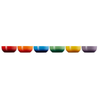 LE CREUSET - San Francisco - Ontbijtkom Coupe 16cm 0,77l New Rainbow 6-dlg - thumbnail