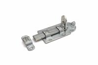 DX - Hangslotrolschuif met bocht 140 mm verzinkt - thumbnail