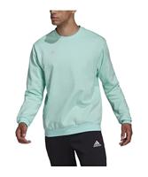 adidas Entrada 22 Crew Sweater Turquoise Wit - thumbnail