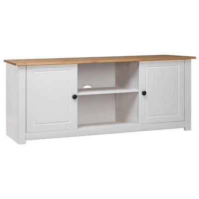 Tv-kast Panama Range 120x40x50 cm massief grenenhout wit Tv-kast Panama Range 120x40x50 cm massief grenenhout wit