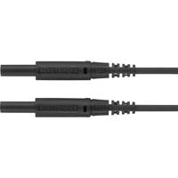 Schützinger Meetsnoer Stekker 2 mm Stekker 2 mm 75.00 cm Zwart 1 stuk(s) - thumbnail