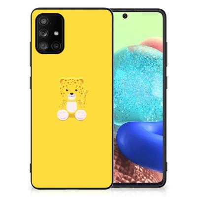 Samsung Galaxy A71 Hoesje Baby Leopard