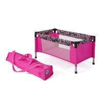 Poppen Reisbedje - Hot Pink Pearls - thumbnail