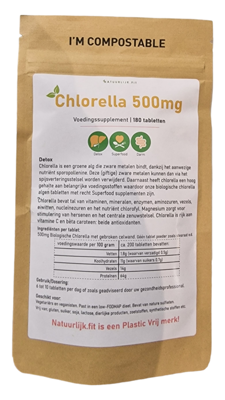 Chlorella pure & clean 500mg 180 Tabletten