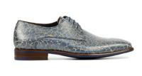 Floris van Bommel Heren Veterschoenen in Leder (Blauw) - thumbnail
