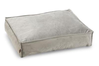 Designed by Lotte Ligkussen hond Nalino - Grijs 70 x 55 x 15 cm