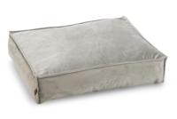 Designed by lotte nalino - hondenkussen - fluweel - grijs - 70x55x15 c cm - thumbnail