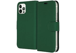 Accezz Wallet Softcase Bookcase iPhone 12 (Pro) Telefoonhoesje Groen