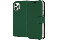 Accezz Wallet Softcase Bookcase iPhone 12 (Pro) Telefoonhoesje Groen - thumbnail