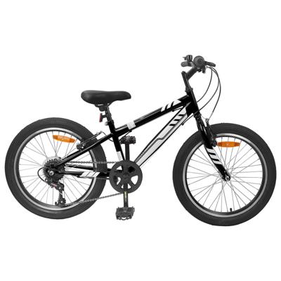 Mountainbike 24 Inch 6-Speed voor 8-12 jaar oud Zwart