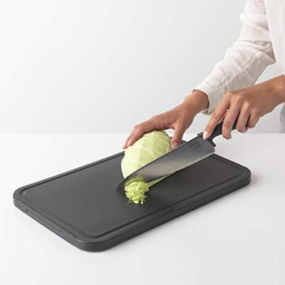 Brabantia snijplank L plus dienblad tasty+ light grey