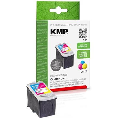 KMP Inktcartridge vervangt Canon CL-41 Compatibel Kleur C58 1501,4030 KMP Inktcartridge vervangt Canon CL-41 Compatibel Kleur C58 1501,4030