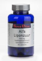 Nova Vitae Alfa liponzuur 600 mg 60 Capsules - thumbnail
