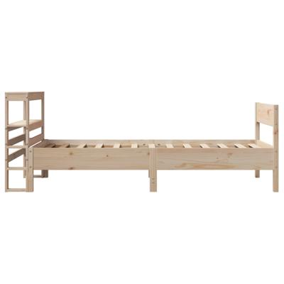 Bedframe zonder matras massief grenenhout 200x200 cm