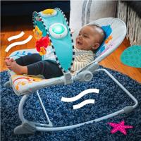 Schommelligstoel - BABY EINSTEIN - Ocean Explorers Kick to It Opus Musical Infant to Toddler Rocker - Kinderen van 0 tot 30 maanden - thumbnail