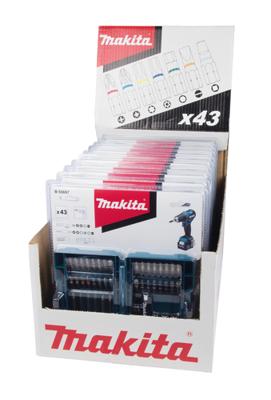 Makita Accessoires 43-delige schroefbitset in hoog kwalitatieve koffer - B-55697 - thumbnail