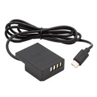 ChiliPower DR-W126 dummy accu USB-C adapterset voor Fujifilm, accutype NP-W126 - thumbnail
