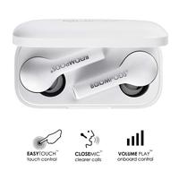 Boompods Bassline TRUE Draadloze Oordopjes - Bluetooth In-Ear Hoofdtelefoon, Water/Zweetbestendig, Compacte Reizen Opladen Case, Instant Connection, TWS (Wit) BTWSWH - thumbnail