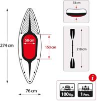 Intex Challenger Kayak K1 set - thumbnail