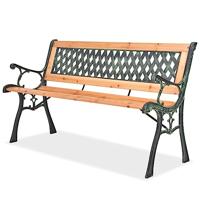 Tuinbank 122 cm hout - thumbnail