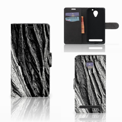 Book Style Case Lenovo C2 Power Boomschors Grijs Book Style Case Lenovo C2 Power Boomschors Grijs