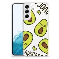 Samsung Galaxy S22 Plus Telefoonhoesje met Naam Avocado Singing - thumbnail