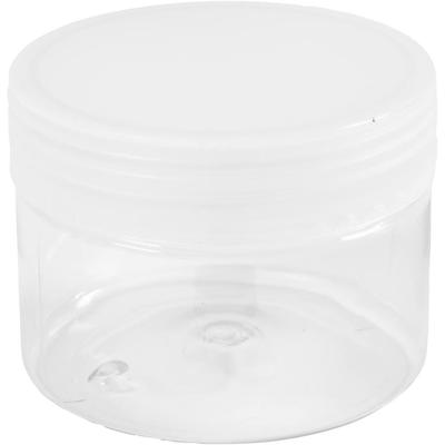 Creativ Company Plastic voorraadpotten, h: 5 cm, d 6,5 cm, 110 ml, 10 stuk/ 1 doos Creativ Company Plastic voorraadpotten, h: 5 cm, d 6,5 cm, 110 ml, 10 stuk/ 1 doos