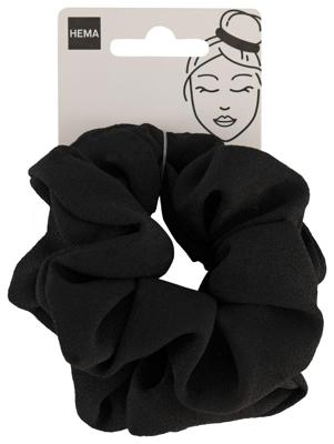 HEMA Scrunchies stof zwart - 2 stuks