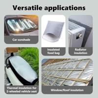 Radiatorfolie Zilver 15 x 0,5 m Polyetheen - thumbnail