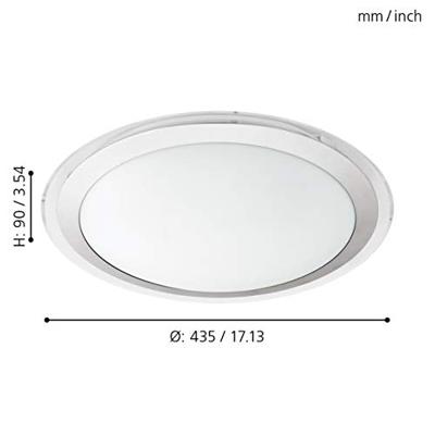 Eglo PlafonniereCompeta 1 43cm grijs - 95678