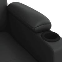 Sta-op-massagestoel kunstleer zwart - thumbnail
