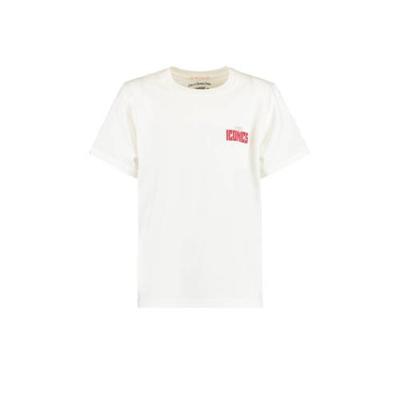 America Today Junior T-shirt met tekst wit America Today Junior T-shirt met tekst wit