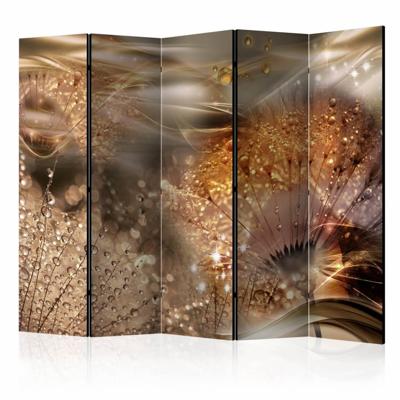 Vouwscherm / Kamerscherm - Wereld van de paardenbloem 225x172cm, gemonteerd geleverd, dubbelzijdig geprint