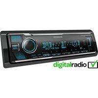 Kenwood KMMBT508DAB Autoradio enkel DIN DAB+ tuner, Aansluiting voor stuurbediening, Bluetooth handsfree - thumbnail