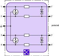 DEHN 920347 BXT ML4 BD 180 Combi-afleider Overspanningsbeveiliging voor: Verdeelkast 20 kA 1 stuk(s) - thumbnail