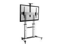 Equip 650605 100 Portable flat panel floor stand Aluminium flat panel vloer standaard - thumbnail