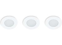 Prolight LED Inbouwspots Rond - 3x5W - IP65 - Wit - thumbnail