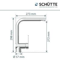 Keukenmengkraan Schutte Rio Hoge Draaibare Uitloop Chroom - thumbnail