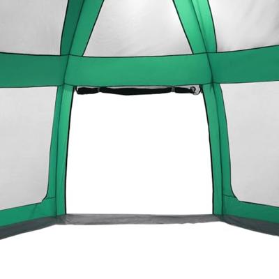 Zwembadtent uitneembare buiten- gaaswanden 612x612 cm zeegroen Zwembadtent uitneembare buiten- gaaswanden 612x612 cm zeegroen