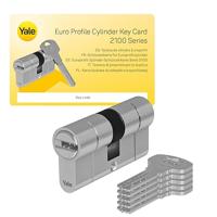 Veiligheidscilinder Yale YC2100 DB 35X35 NI 35 x 35 mm Blik - thumbnail