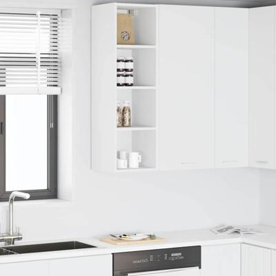 Hangkast met plank Riga Wit 30 x 29,5 x 100 cm Bewerkt hout