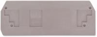 WAGO 283-354 Afsluit- en scheidingsplaat Lichtgrijs 50 stuk(s) - thumbnail