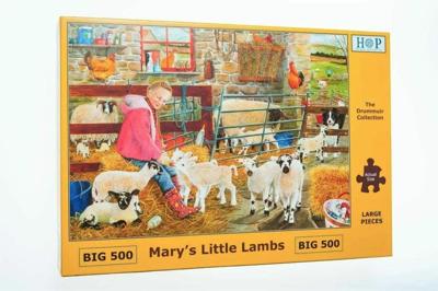 Mary's Little Lambs Puzzel 500 XL Stukjes Mary's Little Lambs Puzzel 500 XL Stukjes