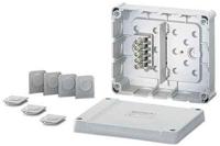 Hensel 6000041 Verdeeldoos Halogeenvrij, Verzegelbaar (l x b) 139 mm x 119 mm 1 stuk(s) - thumbnail