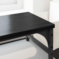 VidaXL Monitor stand zwart eiken 105 x 23 x 15,5 cm bewerkt hout - thumbnail
